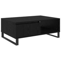 mesa de cafe roble negro 90 x 60 x 35 cm madera de ingenieria vidaxl