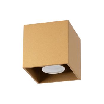 Lámpara de techo dorado acero alt. 10 cm