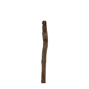 Objeto decorativo de madera marrón h150