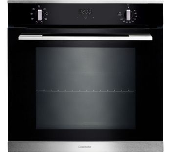 RANGEMASTER RMB608BL/SS Electric Oven - Black & Stainless Steel, Stainless Steel