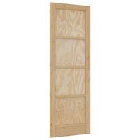 puerta interior natural 735 x 211 cm madera contrachapada vidaxl