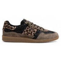cetti zapatillas deportivo combinado glitter y print animal para mujer