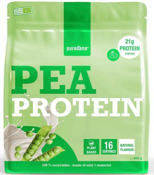 Purasana Pea Proteína de Guisante en Polvo Natural Bio 400 gr