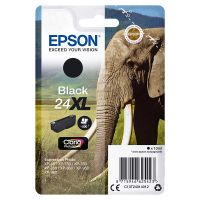 epson 24xl t243140 black original claria photo hd high capacity ink cartridge elephant
