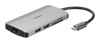 8-in-1 usb-c hub with hdmi ethernetcard readerpdelive ry