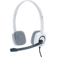 logitech h150 auriculares con microfono blancos