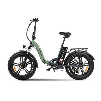 Youin Porto - Bicicleta Eléctrica Plegable Todoterreno - Motor 250w - Velocidad 25 Km/h - Autonomía 45 Km - Frenos De Disco - Batería 36v 10ah - Ruedas 20