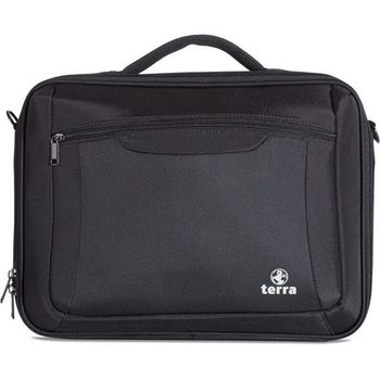 Funda TERRA PRO811 13.3″ monocromo, asa transporte, correa ajustable, 600g
