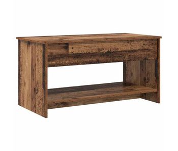 Mesa de café - mesa de centro - mesa baja madera envejecida 80 x 50,5 x 41,5 cm