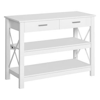 Mesa Consola 105x40x76cm Blanco