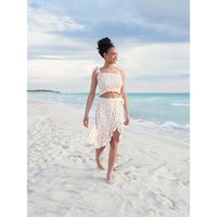 lisca blusa top corto con fruncido java para mujer