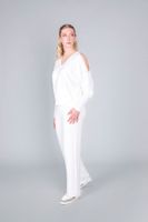 sueter con hombros descubiertos off white lxl