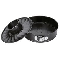 molde desmontable 2 bases acero negro 26x68 cm
