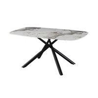 mesa de comedor cristal templado tassi