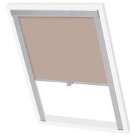persiana opaca enrollable beige fk06 ggl y ggu vidaxl