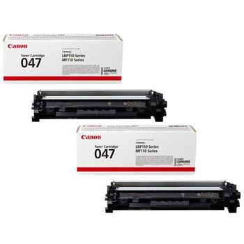 Canon 047 (2164C002) Black Original Toners Twin Pack (2 Pack)