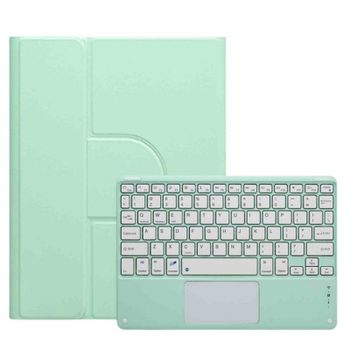 Royal Bailey Pd-c11-1 Funda Con Bluetooth Teclado Para Ipad Air 11(2024)/ipad Air 5 10.9(2022)/ipad Air 4 10.9(2020)/ipad Pro 11(2022/2021/2020/2018) Verde