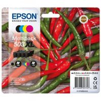 cartuchos de tinta original epson 503xl multipack negrocianmagentaamarillo