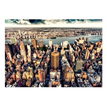Papel Pintado 3d - Bird's Eye View Of New York (200x140 Cm)