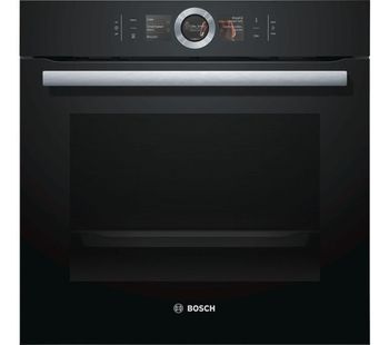 BOSCH HBG6764B6B Electric Smart Oven - Black, Black
