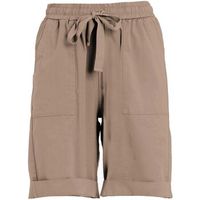 deha short poplin bermuda para mujer