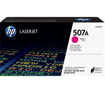 HP 507A Magenta Toner Cartridge, Magenta