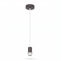 armcolgante ppantalla cara 1xe27 marron regx10x10 cm