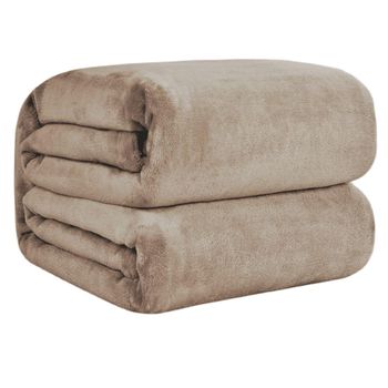 Manta Franela Cálida y Transpirable- Mantas Suave de 100%Microfibra Poliéster Extra Suave para Sofá, Cama y Viaje - 130×160cm/160×220cm y 220×240cm.