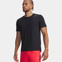 under armour velociti pro  camiseta de running hombres - negro plateado