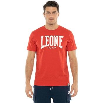 Leone 1947 Tops y Camisetas Man T-Shirt Short Sleeves Big Logo para hombre