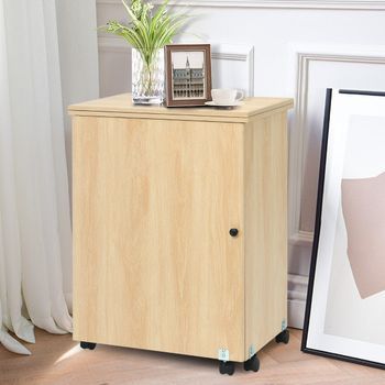 Mesa Para Máquina De Coser Mesa De Costura Plegable Mesa Multiusos Con Ruedas Nogal 5 Cm
