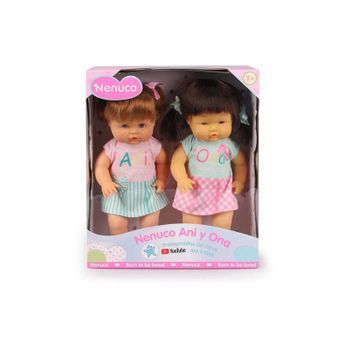 Muñeco Nenuco Ani Y Ona Nuevo Look 35 Cm ¡las Hermanas Más Divertidas De Youtube! (famosa - Nfn73000)