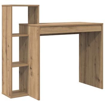 Escritorio Roble Artisan Madera De Ingeniería 100 X 40 X 90 Cm Vidaxl