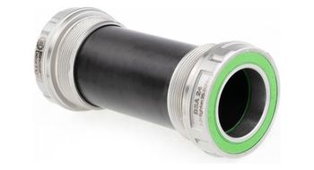 Caja de pedalier enduro bearings maxhit bsa para shimano 24 mm plata