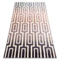 alfombra kake 25809657 laberinto moderno violet  rosado  gris 80x150 cm