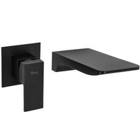 grifo de lavabo empotrado oculto rea mason black
