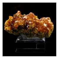orpiment - piedra natural de los ee uu mina twin creeks nevada - cristal de sulfuro arsenico brillante y colorido - 17860 ct - certificado de