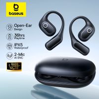 baseus eli 2i fit auriculares abiertos inalambricos verdaderos bluetooth 60 ganchos para la oreja auriculares ipx5 auriculares deportivos impermeables bass boost