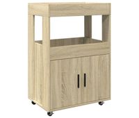 vidaxl carrito de bar madera de ingenieria roble sonoma 60x395x89 cm