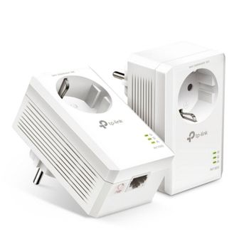 TP-Link TL-PA7017P KIT PLC Powerline Red Eléctrica AV1000 Gigabit Con Enchufe Incorporado