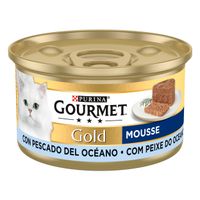 purina gourmet gold mousse 24 x 85 g - pack ahorro - pescado del oceano