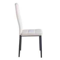 pack 4 sillas lan terciopelo de terciopelo 96404050 cm - beige