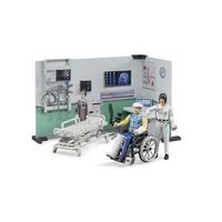 bworld caja de infermeria con figuras y accesorios bruder
