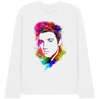 elvis presley camiseta manga larga king para mujer