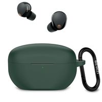 para sony wf-1000xm5 funda superficie lisa comoda silicona suave vogue estilo simple wf 1000xm5 funda protectora con gancho