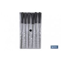 juego de limas de aguja 160 mm 12 uds