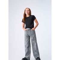 liu jo pantalones pantalon animal con strass para nina