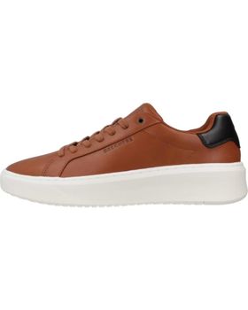 de SKECHERS SKECHERS COURT BREAK-SUITE SNEAKER DE CUERO MARRÓN PARA HOMBRE MARRóN