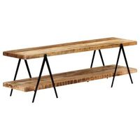 mueble para tv de madera maciza de mango 160x40x50 cm vidaxl