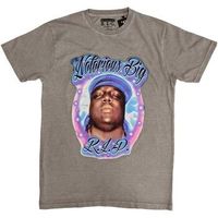 biggie smalls tops y camisetas rip airbrush para mujer
